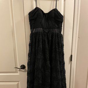 Adrianna Papell BLACK Special Occassion Strapless  Gown  - Size 14